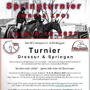 Zeiteinteilung für Turnier Samstag LPO (vorläufig für Sonntag WBO) steht! Check it out ...