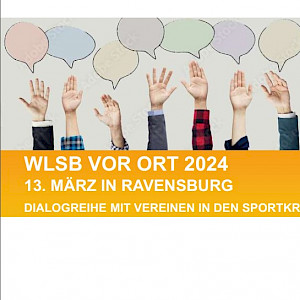 WLSB-vor-Ort: Einladung vom WLSB & Sportkreis Sport - wir sind in Ravensburg für euch dabei!
