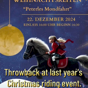 ✨✨ Frohe Weihnachten & ein kleiner Rückblick: Weihnachtsreiten 2025 ... Ausblick 2026! ✨✨